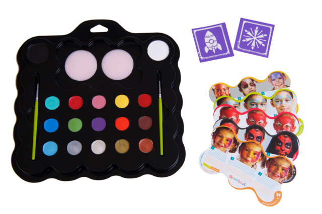 super party kit - Maquillage créatif pour enfants - 10doigts.fr