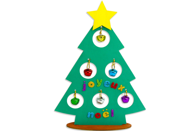 support en bois noel - Supports de Noël - 10doigts.fr
