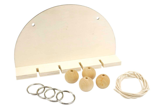 support maison en bois pour clés - Objets en bois à décorer pour la maison - 10doigts.fr