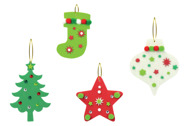 suspension caoutchouc - Boules de Noël DIY - 10doigts.fr