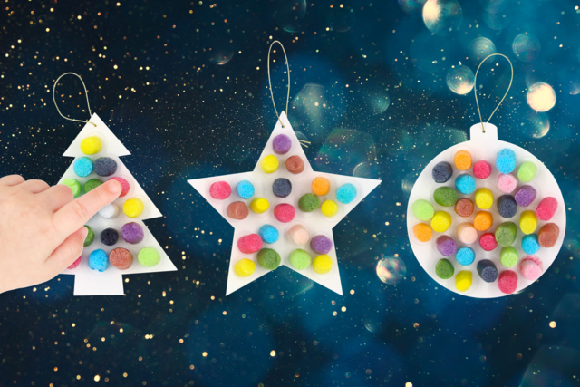 Suspensions de noel  - Kits créatifs de Noël pour les enfants - 10doigts.fr