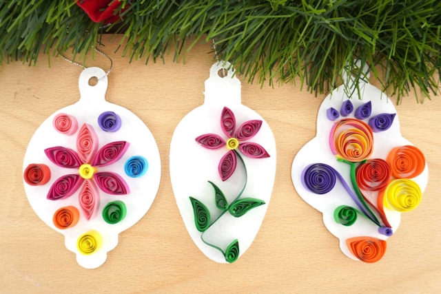 Suspensions en Quilling - Papiers Quilling - 10doigts.fr