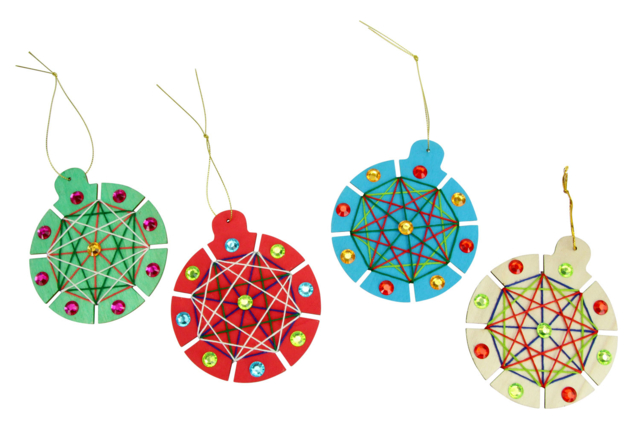suspensions noel bois - Kits créatifs de Noël pour les enfants - 10doigts.fr
