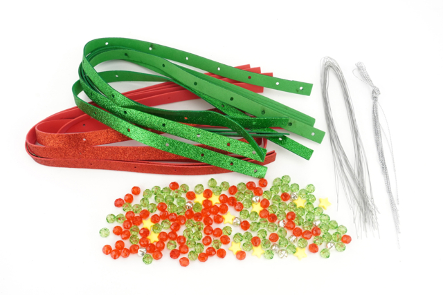 Suspensions sapins de Noël - 12 sapins à fabriquer - Kits créatifs de Noël pour les enfants - 10doigts.fr