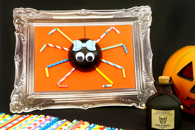 Tableau araignée 3D - Vaisselle jetable et réutilisable - 10doigts.fr