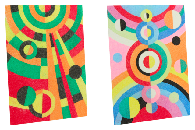 tableau art optique - Sable coloré : tout le matériel pour créer des tableaux en sable - 10doigts.fr