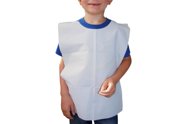 Tabliers bavoirs en papier plastifié jetable - Tabliers et protections - 10doigts.fr