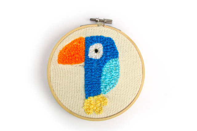tambour oiseau punch needle - Outils de mercerie - 10doigts.fr