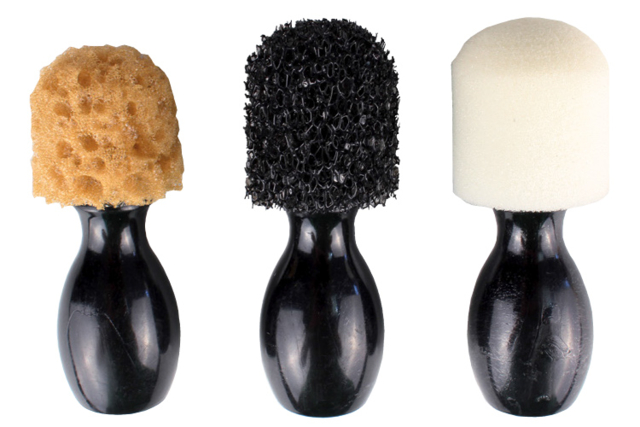 Tampons fantaisie avec manche en bois - Tampons mousse, éponges - 10doigts.fr