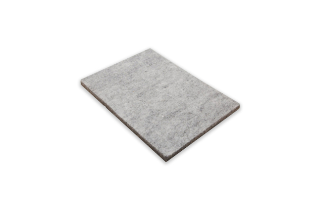 Tapis de piquage en feutre 18 x 12.5 cm  - Feuilles de feutrine - 10doigts.fr
