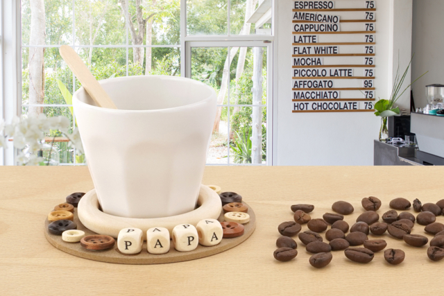 Tasse à café fête des parents - Supports en céramique à décorer - 10doigts.fr