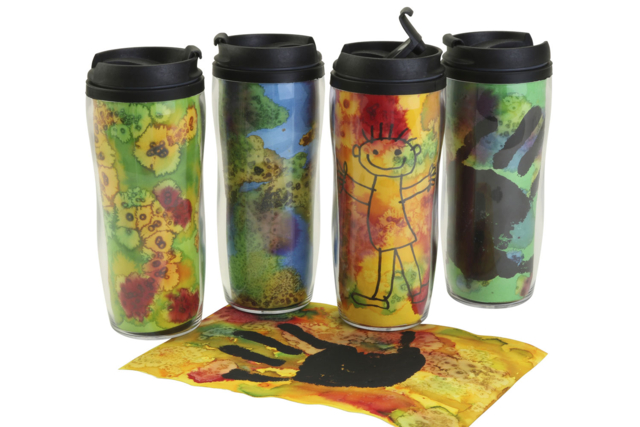 tasse plastique isotherme - Plastique Transparent - 10doigts.fr