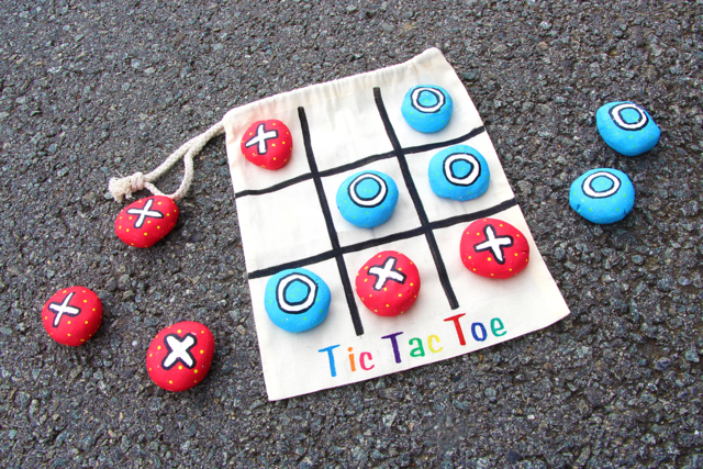 TIC TAC TOE - Jeu de voyage - Pâtes à modeler autodurcissantes - 10doigts.fr