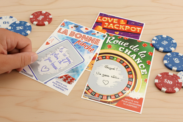 Tickets à gratter personnalisables - 6 pièces - Kits créatifs Fête des Mères : des coffrets tout-en-un pour fabriquer vos cadeaux pour maman - 10doigts.fr