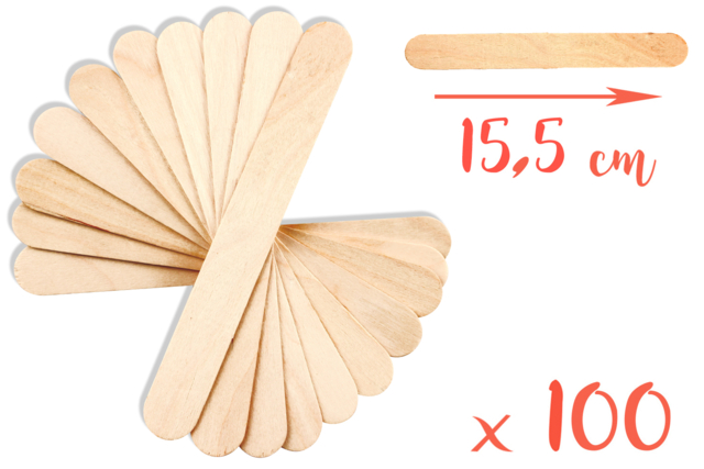 tiges en bois naturel - Accessoires en bois - 10doigts.fr