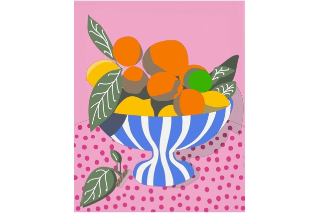 Toile imprimée à peindre - Les fruits - Peinture aux numéros : découvrez l'art du tableau numéroté pour tous - 10doigts.fr