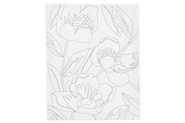 Toile  Les coquelicots - Châssis et Cartons toilés - 10doigts.fr