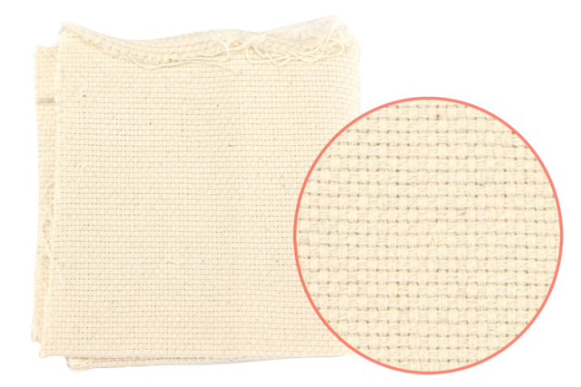 toile punch needle - Tambours et toiles à broder - 10doigts.fr