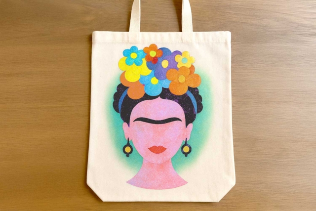 tote bag frida - Peinture textile : tout le matériel pour personnaliser tissu et vêtements - 10doigts.fr