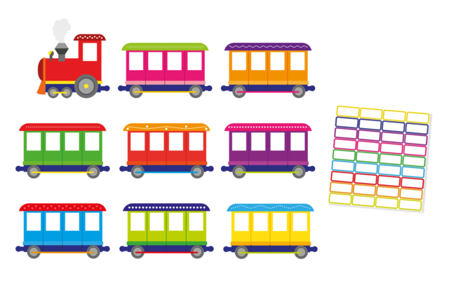 train photo de classe - Indispensables Créatifs pour l'École - 10doigts.fr