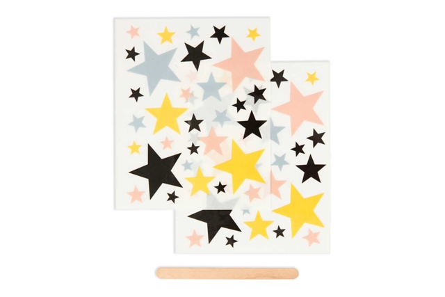 Transfert Textile – 64 motifs étoiles - Transferts et Thermocollants - 10doigts.fr