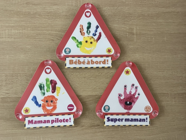 triangles voiture - Kits fête des parents - 10doigts.fr