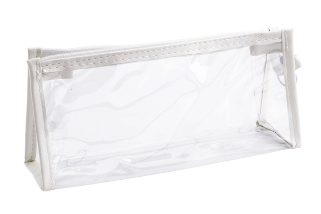 Trousse transparente personnalisable - Sacs et trousses en tissu à personnaliser : vos supports de création textile - 10doigts.fr