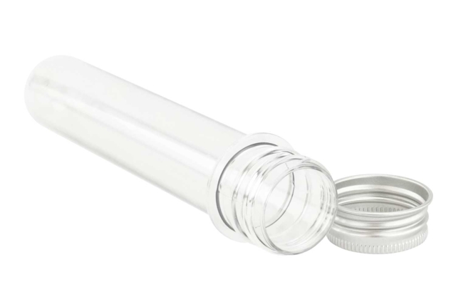 tube en plastique flacon - Plastique Transparent - 10doigts.fr