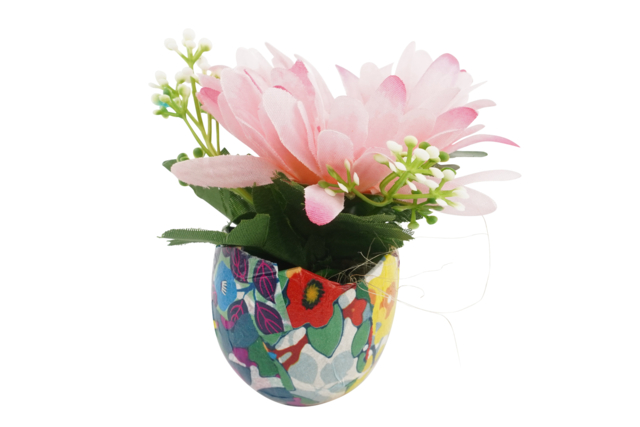 vase coquille oeuf - Supports de Pâques à décorer - 10doigts.fr