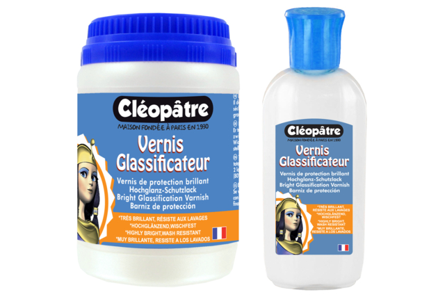 vernis brillant vitrificateur glassificateur cléopâtre  - Vernis - 10doigts.fr