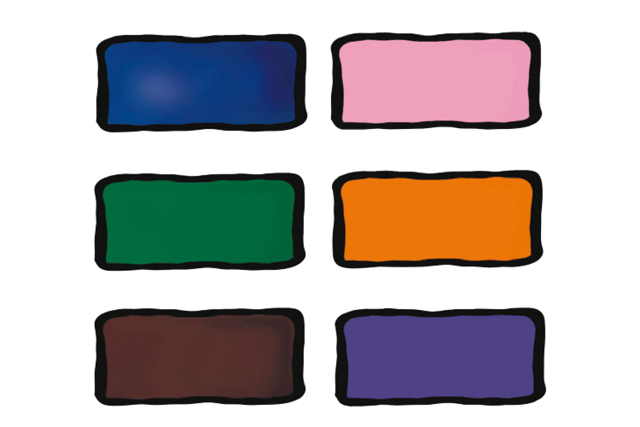 window color 6 couleurs complementaires - Peinture Window Color : décorez vos fenêtres avec des motifs repositionnables et réutilisables - 10doigts.fr