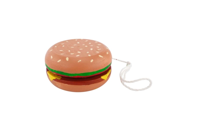 yoyo burger - Jeux et Jouets en bois à décorer - 10doigts.fr