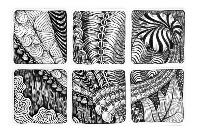 zentangle - Calligraphie, Ecriture - 10doigts.fr