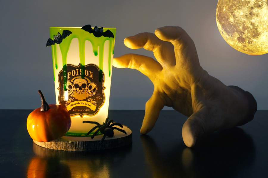 Potion magique lumineuse